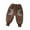 Brown, variant on MXIEZI Boys Girls Fall Winter Warm Snow Pants Kids Thickened Padded Trousers Infant Toddler Cotton Pants Fleece Sweatpants for 5 Months-6 Years old