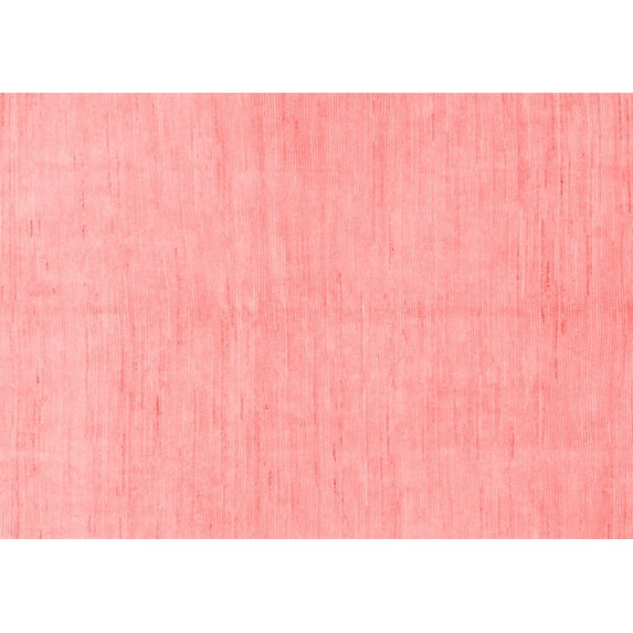 Ahgly Company Indoor Rectangle Solid Red Modern Area Rugs, 7' x 9'