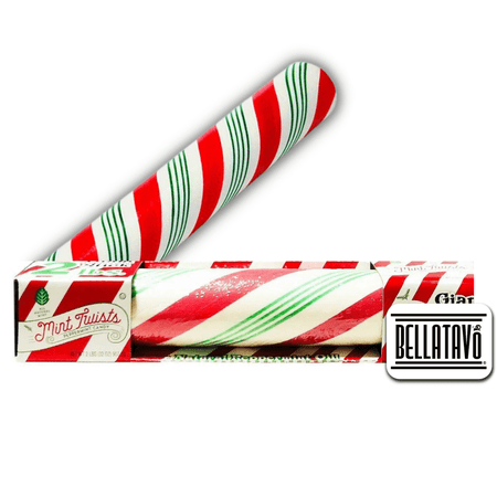 Giant Candy Cane Twist Stick Bundle. Includes One-2lb Atkinson s Twist Stick Giant Candy Cane Plus a BELLATAVO Fridge Magnet. The Biggest Mint Twists Peppermint Stick In The World!