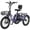 Purple, variant on MOONCOOL TK2 Adult Electric Tricycle with Reverse, 48V 15Ah Removable Battery, Peak 1000W Motor, 20x3.0" Fat Tire, 60-Mile Range, 15.5 MPH