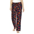 thumbnail image 2 of Picia Autumnal Forest Womens Soft Woven Cotton Elastic Waistband Sleep Pajama Pant Lounge Sleep Pant With Pockets And Drawstring-XX-Large, 2 of 9