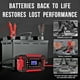 thumbnail image 4 of 12V 6-Amp Car Battery Charger, Trickle Charger and Maintainer, Smart Fully Automatic Battery Charger w/Temperature Compensation, Battery Pulse Repair, 4 of 5