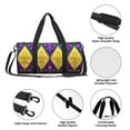 thumbnail image 4 of Honeii Mardi Gras4 Print Duffle Bag and Adjustable Strap,Foldable Travel Duffel Bags for Men Women,Waterproof Duffel Bags, 4 of 6