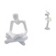thumbnail image 1 of Estatua creativa abstracta de bailarina pensadora, escultura artesanal, adorno para sala de estar, dormitorio, oficina, chimenea, entrada, decoración, 1 of 8