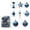 B, variant on KOYPTL 29Pcs Various Shapes Christmas Ball Ornaments Set for Tree,Shatterproof Hanging Bulbs Pendants for Christmas Tree Porch Lawn Yard Holiday Decorations for Xmas Birthday Home Party Supplies