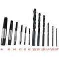 thumbnail image 2 of Ensemble d'Extracteurs de Vis 12 Pcs pour Boulons et Clous Endommagés, 4mm-25mm, Inclut des Embouts de Forage, 2 of 7
