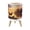Color 1, variant on Small Trash Can with Lid Wild Animal Rustic Cabin Bear Elk Forest Landscape Hunting 1.8 Gallon Dog Proof Trash Can Round Garbage Can Waste Bin Wastebasket for Bathroom Bedroom Living Room
