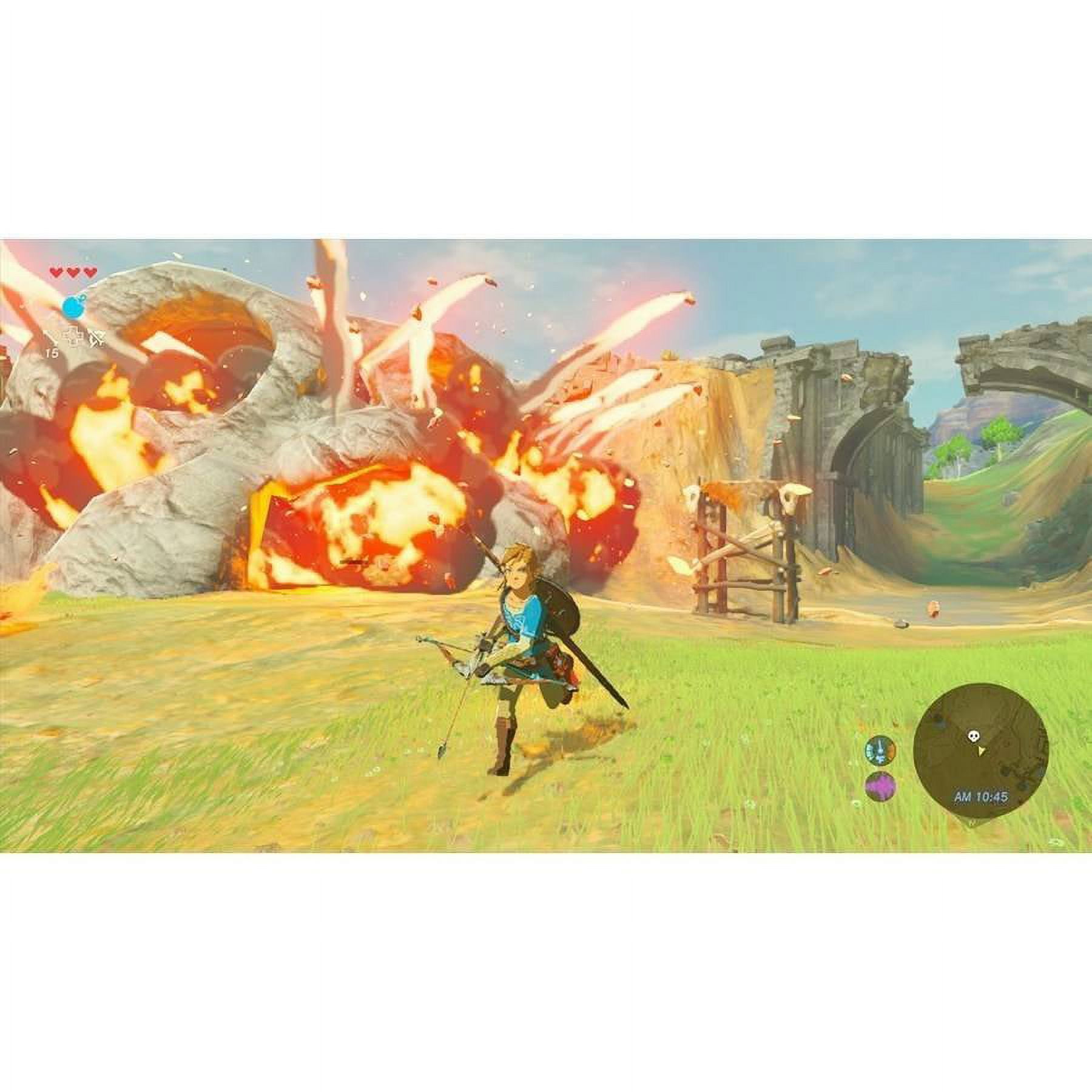 The Legend of Zelda Breath of the Wild Nintendo Wii U - Mídia Física Usado