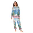 thumbnail image 2 of FORMRS Onesies Pajama for Adults Unisex Hoodie Winter Jumpsuit One Piece Sleepwear, Sizes S-2XL, Seaside Door, 2 of 7