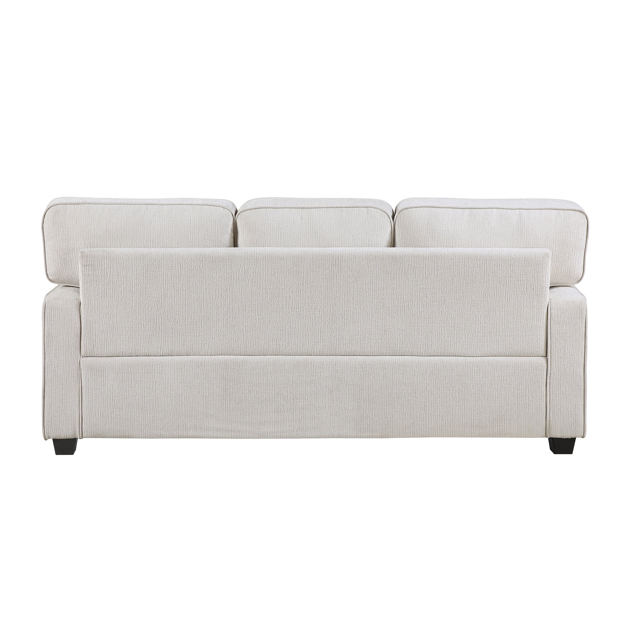OakvillePark Alvera Chenille Sofa with 2 Pillows, Beige