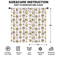 thumbnail image 2 of Blackout Kids Curtains,White Cow Head Hat Pattern Childrens Insulated Curtains Set Of 2,Bedroom Essentials,Toddler Room Decor 42x84in(106x213cm), 2 of 5
