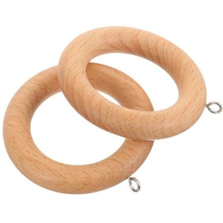 TABLETREANDS Hanging Curtain Rings 2Pcs 3.1x2.8in