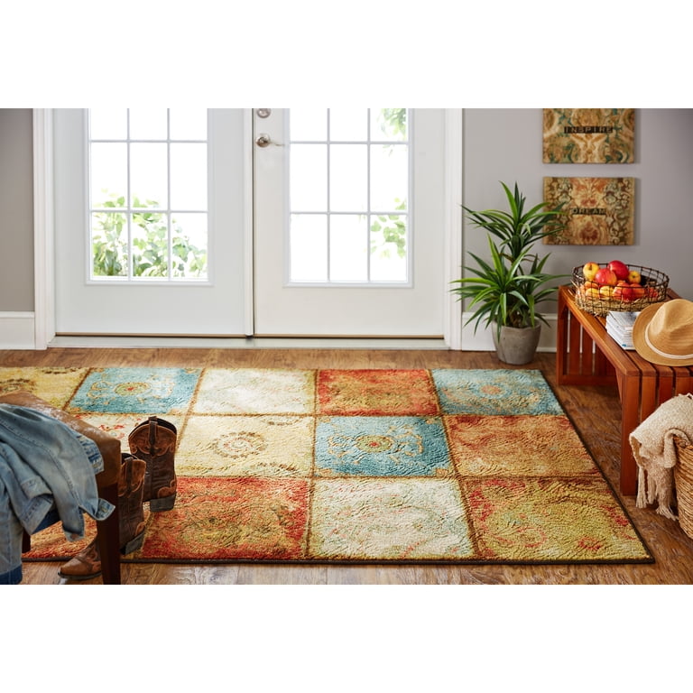 Mohawk Home Free Flow Artifact Panel Multi Transitional Patchwork