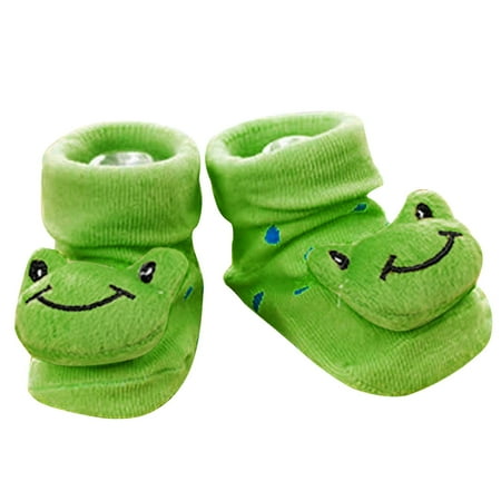 

shpwfbe shoes cartoon girls boys anti-slip slipper boots baby socks