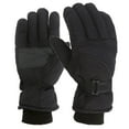 thumbnail image 3 of BKQCNKM Ski Gloves for Cold Weather Winter Gloves Outdoor Adult Men Women Snow Skating Snowboarding Windproof Warm Solid Ski Gloves Winter Gloves Black One Size, 3 of 4