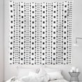thumbnail image 1 of Tribal Tapestry, Arrows Pattern Ornaments Vintage Style Bohemian Art, Fabric Wall Hanging Decor for Bedroom Living Room Dorm, 5 Sizes, Black White, by Ambesonne, 1 of 1