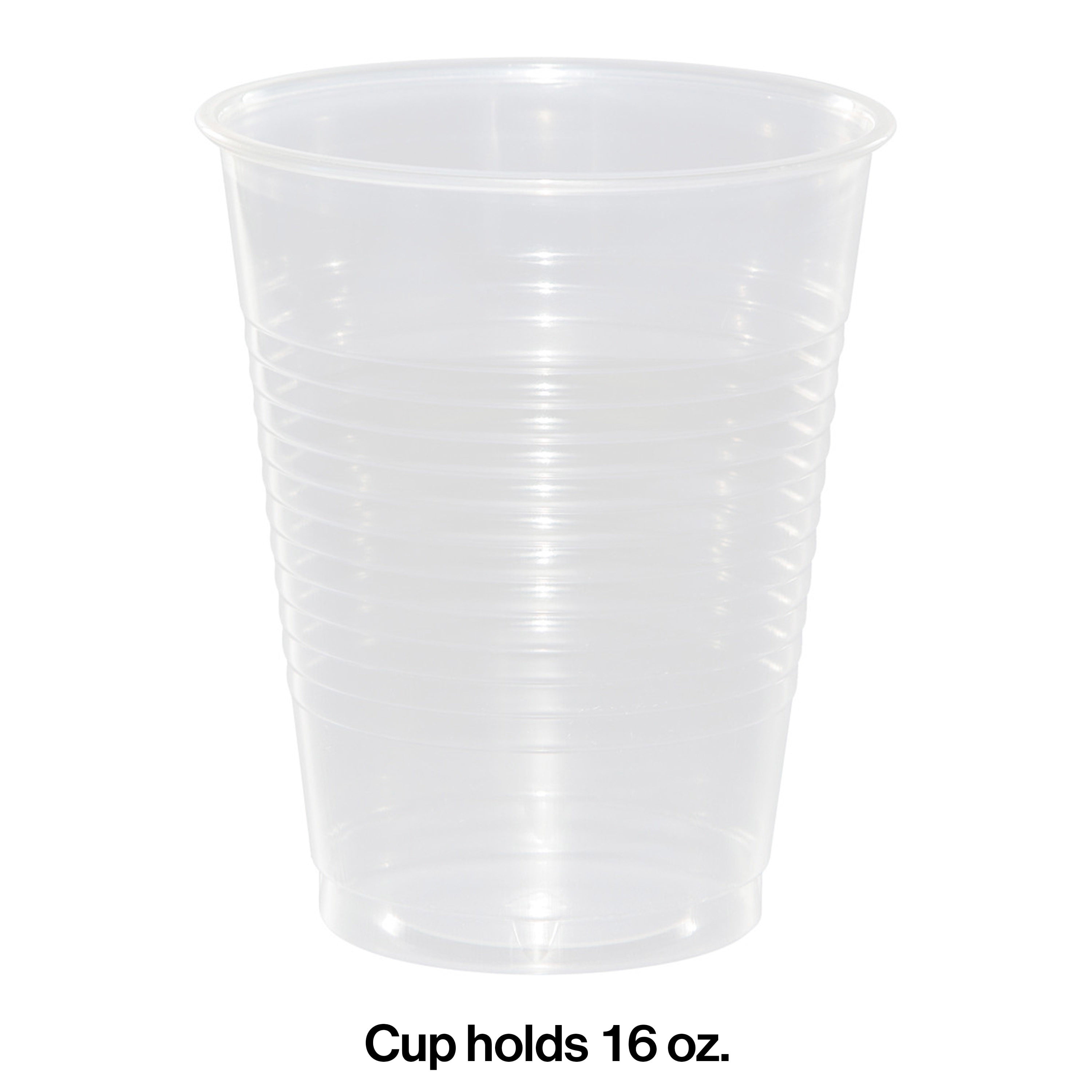 Creative Converting 28102181 16 oz. School Bus Yellow Plastic Cup - 20/Pack