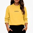 thumbnail image 2 of Afuyipoi Girls Sweatshirt Mock Neck ( 6 Months - 12 Years ) Fall Winter Warm Top Yellow 6-9M, 2 of 6