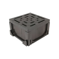 Four-Way Connector for Black Plastic Drain UA-100 Series