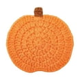 thumbnail image 4 of MOPOOR 4 PCS Fall Coasters Crochet Thanksgiving Pumpkin Coaster Orange Home Decor Handmade Woven Pumpkin Drink Cup Pad Mats for Autumn Harvest Thanksgiving Kitchen Table Party Decor Gifts, 4 of 7