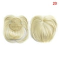 thumbnail image 2 of CAROOTU Seamless Silks-Base Hair Topper Fringe Hairpiece Straight Clip in Forehead Topper with Wispy Bangs, 2 of 6