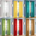 thumbnail image 2 of 1 panel grommet SEMI SHEER solid  panels window curtains 52x 84"or  52x 63" MIRA, 2 of 2