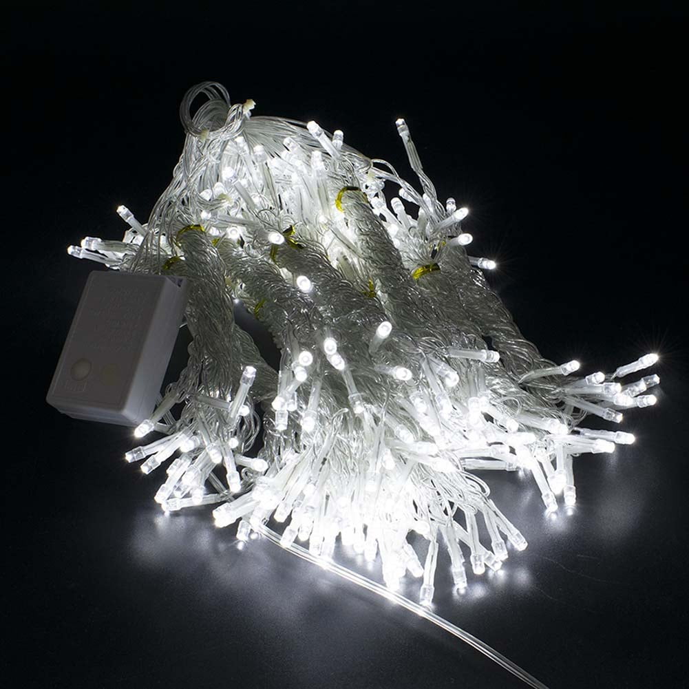 Kepooman 1800 LED String Light, Outdoor Indoor Christmas Lights Fairy String Lights for Homes, Christmas Tree, Wedding Party, Room, Indoor Wall Decoration Curtain, Warm White