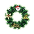 thumbnail image 2 of Gumesh All-Weather Artificial Winter Wreath - Pre-Decorated for Front Door, Fireplace & Stair Railing, Ready-to-Hang Christmas Decor, 2 of 6