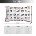 thumbnail image 2 of Salouo Cute Dog Pattern Pillow Cases,1PC Pillow Covers with Envelope Closure Decorative Pillow Case for Bed Couch,Pillows Not Included-14"x20", 2 of 6