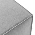 thumbnail image 4 of Modway Saybrook Ottomane de Sofa de Patio Extérieur Rembourrée en Tissu, Gris, 4 of 4