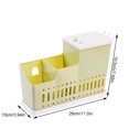 thumbnail image 4 of Multi-functional Plastic Chopsticks Holder Kitchen Draining Hollow Drying Rack Fork Spoon Utensil Organizer, 4 of 7