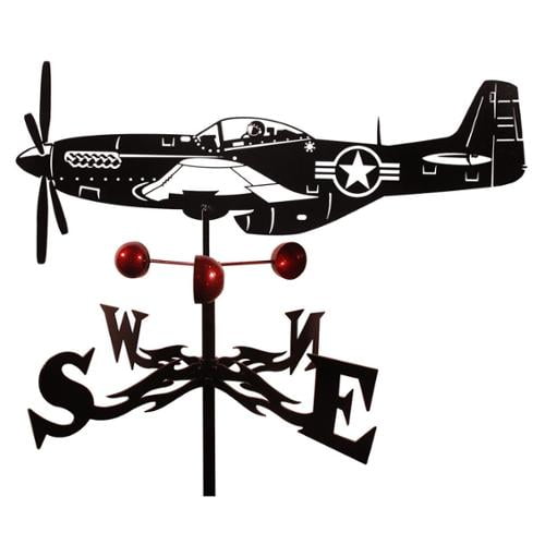SWEN Products Farrell P51-Mustang Steel Weathervane by Overstock