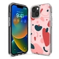 thumbnail image 3 of Mundaze - Case for Apple iPhone 14 Pro Slim Shockproof Hard Shell Soft TPU Heavy Duty Protective Phone Cover - Vintage Abstract Pink Grooves, 3 of 5