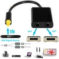 thumbnail image 4 of Optical Digital Audio Cable Splitter Adapter 2 Way SPDIF Toslink 1 To 2 Out Hub black, 4 of 8
