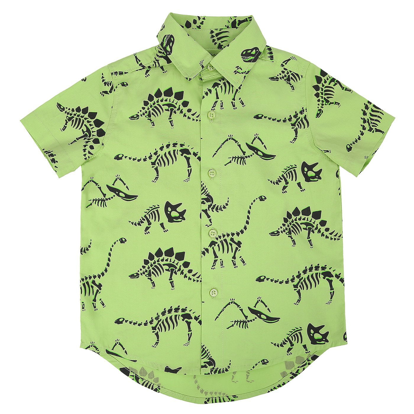 HDE HDE Boys Button Down Shirts Kids Casual Short Sleeve Cotton