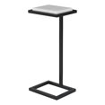 thumbnail image 1 of Uttermost Contemporary Metal Accent Table with Marble Top in Black/White, 1 of 5