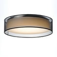 thumbnail image 4 of Maxim 10220BO 3 Light 19.5W LED Flush Mount (16"H x5.5"L) Black Organza Finish, 4 of 5