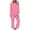 Pink, variant on Tnhcen Adorable Women's Valentine's Day Pajama Set Long Sleeve Two-Piece Pjs Breathable Cotton Stylish Homewear Relaxing Evenings Nightwear Set S-2XL