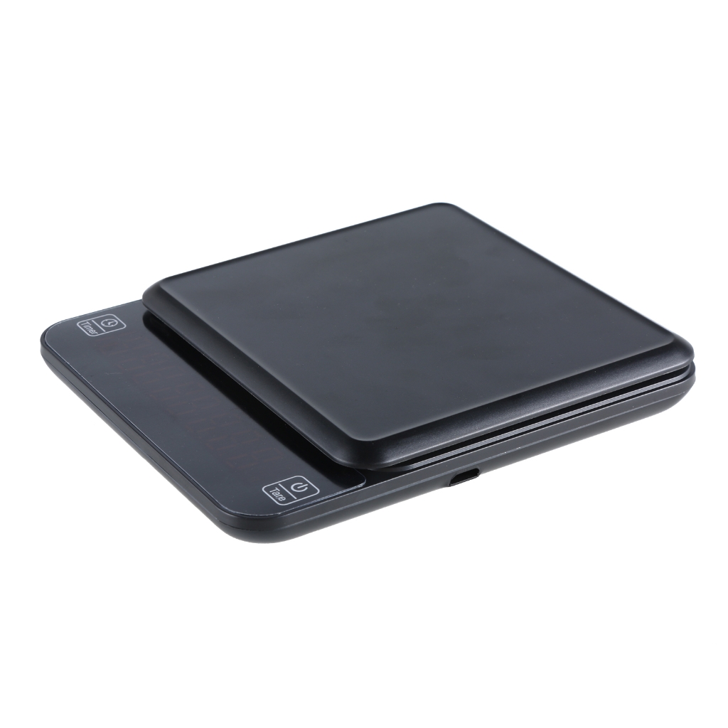 Geemin Precise Electronic Digital Coffee Scale With Timer And Tare Function, 3KG/0.1G Espresso Weighing Tool Kitchen Scales