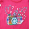 thumbnail image 5 of Toddler Girls Clothes 18M 24M 2T 3T 4T 5T 6T 7T Summer Outfits Baby Girls Sleeveless Cute Cartoon Printed Vest Tops Print Shorts Sets Clothing Set, 5 of 6