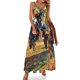 thumbnail image 1 of Un impresionante vestido sin mangas de viñedo italiano, un vestido elegante y chic para mujer, vestidos de baile, 1 of 7