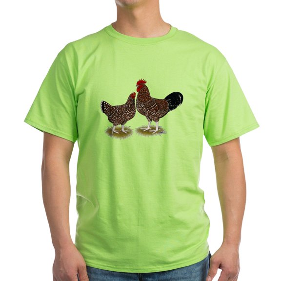CafePress - Speckled Sussex Chickens Dark T Shirt - Light T-Shirt - CP