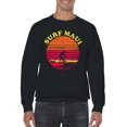 thumbnail image 2 of Vintage Surf Maui Sunset Men's Sweatshirt, 2 of 3