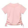 thumbnail image 3 of Emy Dola Toddler Girl Clothes 2 Piece Outfits Side Adjustable Drawstrings Short Sleeve Tops and Flare Leggings Pant Set 2-8T, 3 of 11
