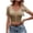 Khaki, variant on Asxite Women Summer Tops V Neck Short Sleeve Solid Breathable Casual Shirts
