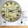 thumbnail image 2 of DesignArt Aspens Neutral Forest Large Wall Clock, 2 of 2