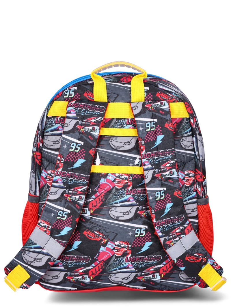 american tourister kids backpack cars Disney Pixar Mini for - Bundle With Lightning McQueen 12" School Bag, Water Bottle, Stickers, More a small tablet or e Boys Red Disney Pixar's Cars