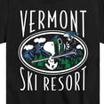 thumbnail image 3 of Peanuts - Snoopy and Woodstock Vermont Ski Resort - Toddler And Youth Short Sleeve Graphic T-Shirt, 3 of 6