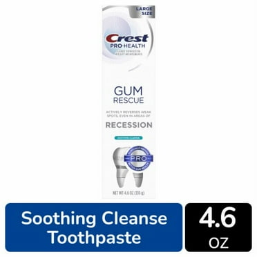 Crest Pro-Health Gum Rescue Toothpaste Anti cavity, Antibacterial Fluoridee 4.6 oz