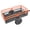 Black, variant on Hand Truck Heavy Duty Steel ATV Dump Trailer, 1500-Pound Load Capacity 15 Cubic Feet, Tow Behind Dump Cart Garden Trailer, with Removable Sides and 2 Tires, for Mowers, Tractors, ATV, UTV,Dolly